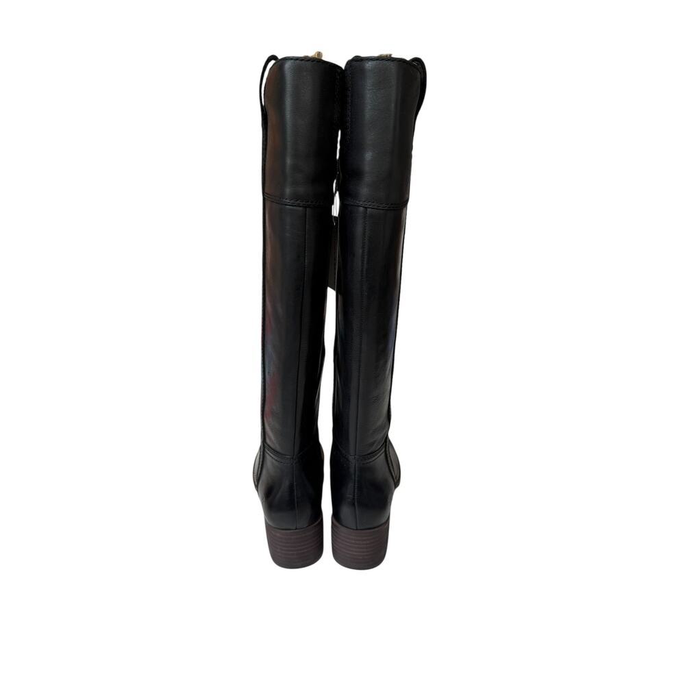 Lucky Brand Women’s Black Hybiscus Wide Calf Boot Size 7.5 M - Picture 4 of 11